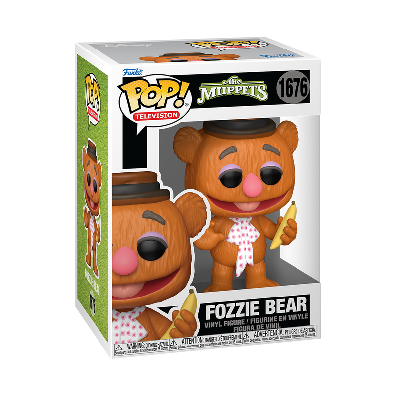 Funko Pop! Television: The Muppets - Deluxe Kermit with Banjo / First Mate Piggy / Fozzie Bear / Gonzo / Pepe The Prawn (Flocked) *PREORDER*