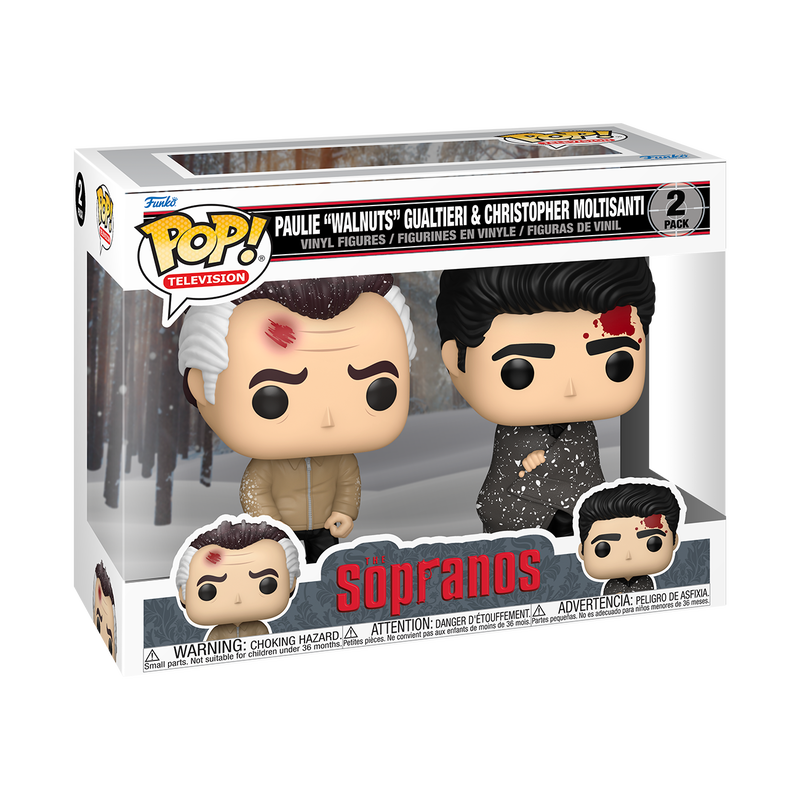Funko Pop! Television: The Sopranos - Paulie "Walnuts" Gualtieri & Christopher Moltisanti 2pk