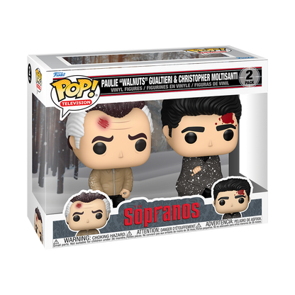 Funko Pop! Television: The Sopranos - Paulie "Walnuts" Gualtieri & Christopher Moltisanti 2pk