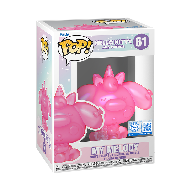 Funko Pop! Sanrio: Hello Kitty & Friends - My Melody (Translucent Pink) #61 [Funko Special Edition] *PREORDER*