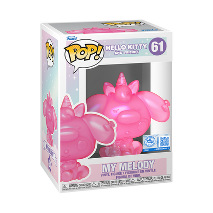 Funko Pop! Sanrio: Hello Kitty & Friends - My Melody (Translucent Pink) #61 [Funko Special Edition] *PREORDER*