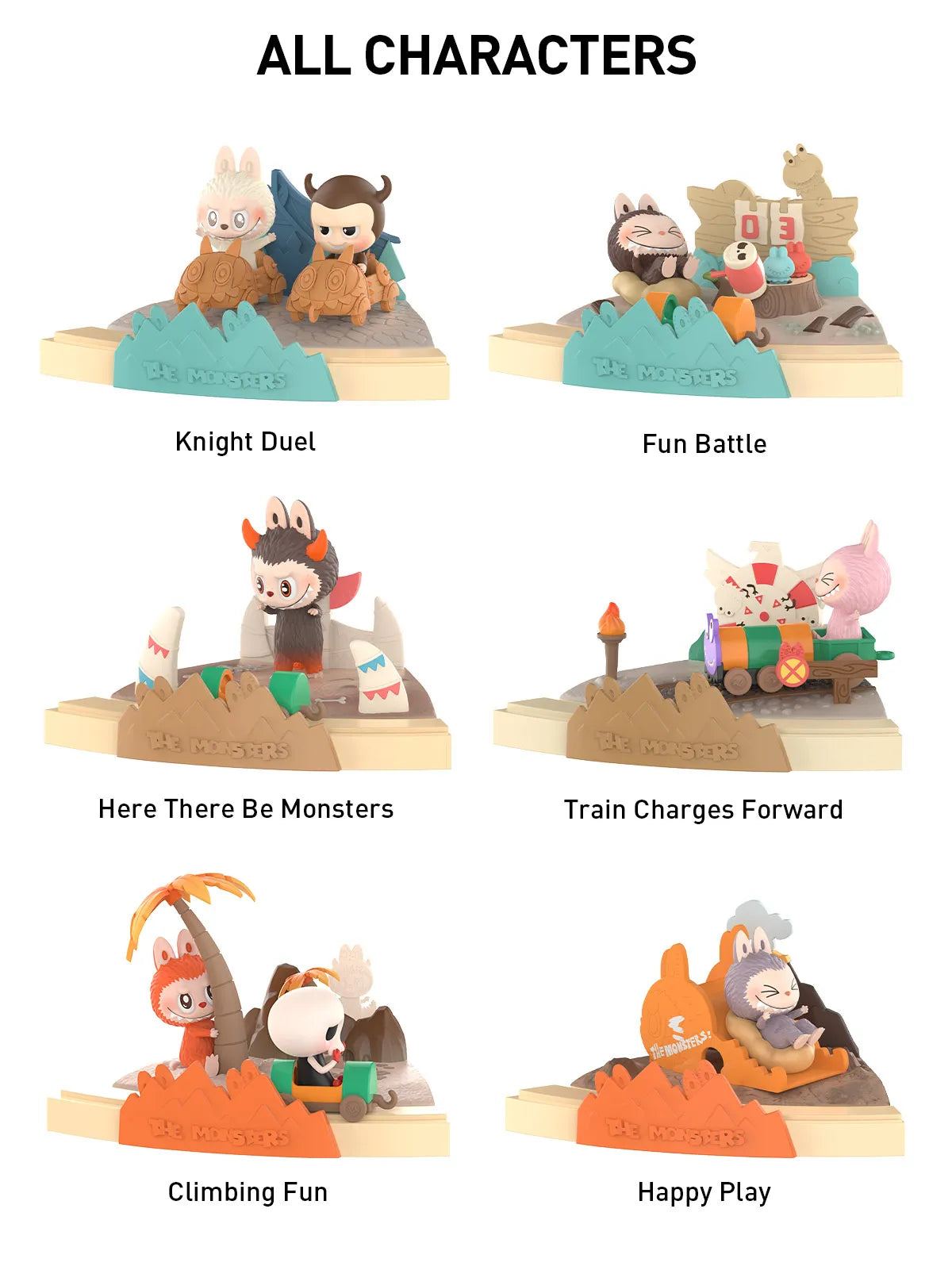 Popmart: The Monsters (Labubu) - Playing Games Series Scene Sets