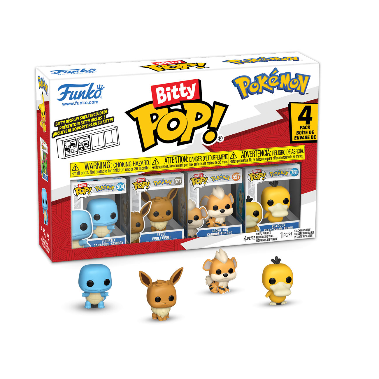 Funko Pop! Bitty Pop - Pokemon 4pk
