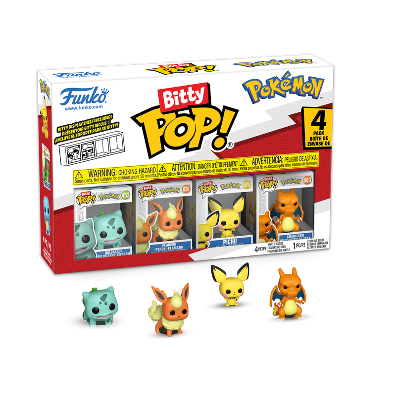 Funko Pop! Bitty Pop - Pokemon 4pk