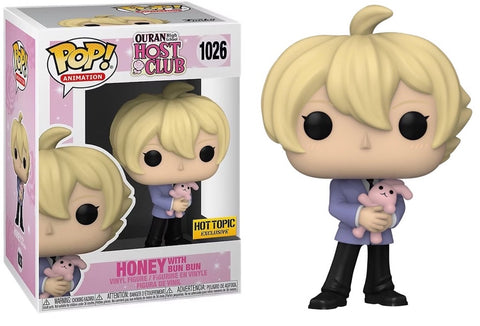 Copy of Funko Pop! ANIME: OURAN HIGHSCHOOL HOST CLUB - HONEY W/ BUN BUN #1252 [HOT TOPIC EXCLUSIVE]
