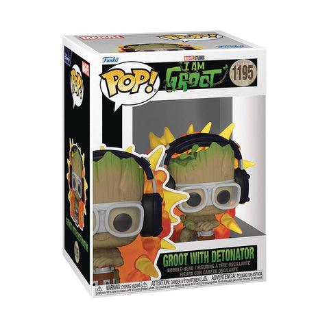 Funko Pop! I AM GROOT: GROOT WITH DETONATOR #1195