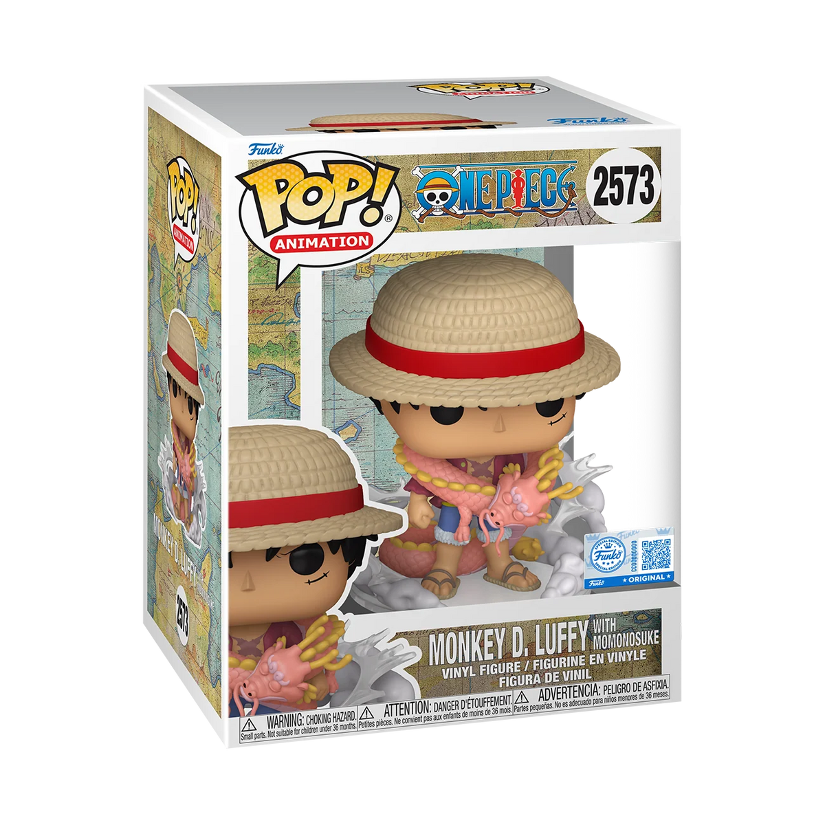 Funko Pop! Anime: One Piece - Premium! Monkey D. Luffy with Momonosuke #2573 [Funko Special Edition] *PREORDER*
