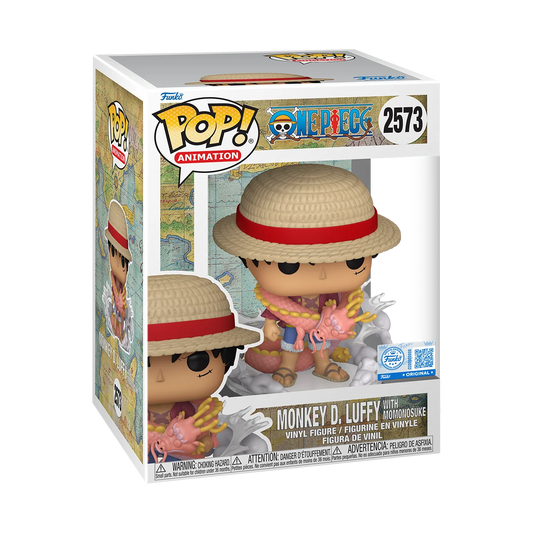 Funko Pop! Anime: One Piece - Premium! Monkey D. Luffy with Momonosuke #2573 [Funko Special Edition] *PREORDER*