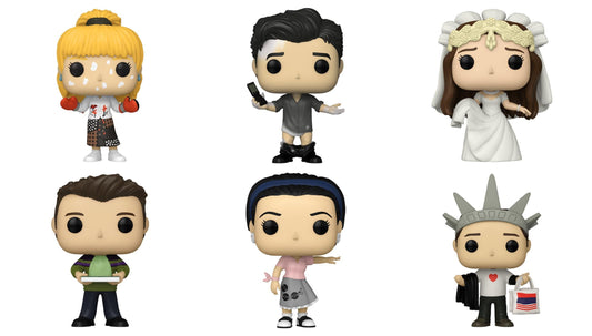 Funko Pop! Friends - Monica Geller / Ross Geller / Rachel Green / Joey Tribbiani / Phoebe Buffay / Chandler Bing