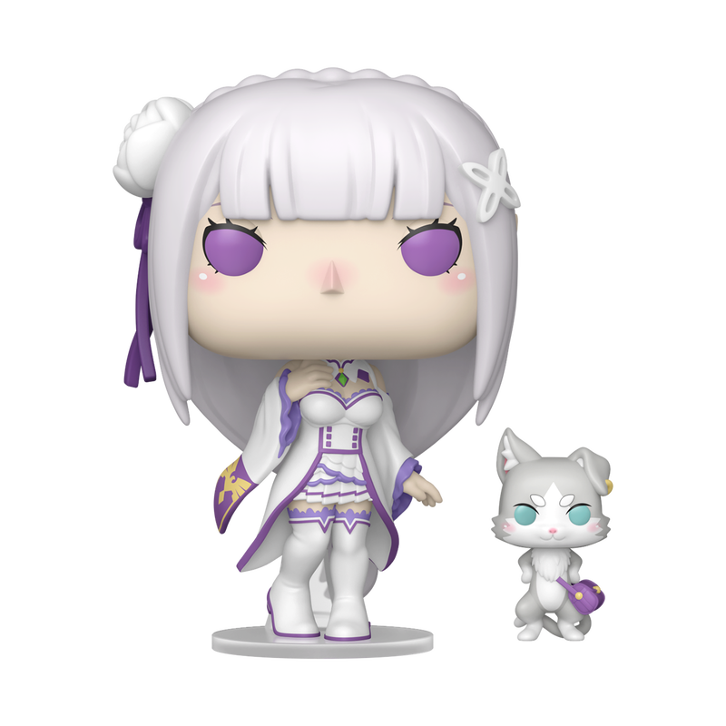 Funko Pop! Anime: Re:Zero - Subaru / Ram / Emilia with Puck / Rem / Plus! Rem [Funko Special Edition]