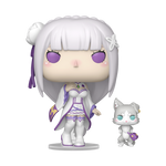 Funko Pop! Anime: Re:Zero - Subaru / Ram / Emilia with Puck / Rem / Plus! Rem [Funko Special Edition] *PREORDER*