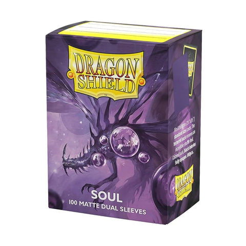Dragon Shield - Dual Matte Purple Soul Sleeves 100ct