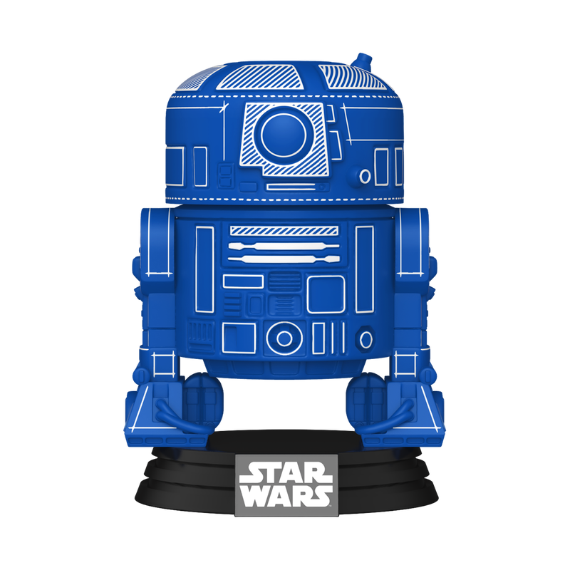 Funko Pop! Movies: Star Wars - R2-D2 (Blueprint) #798