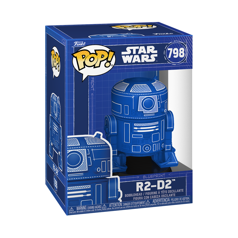 Funko Pop! Movies: Star Wars - R2-D2 (Blueprint) #798