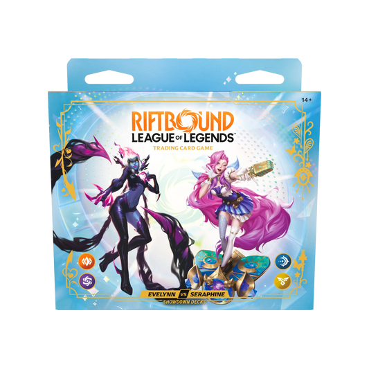 League Of Legends: Riftbound TCG - Radiance Evelynn Vs. Seraphine Showdown Deck *PREORDER*