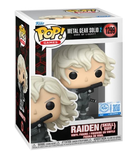 Funko Pop! Games: Metal Gear Solid 2 - Raiden (Skull Suit) #1299 [Funko Special Edition] *PREORDER*