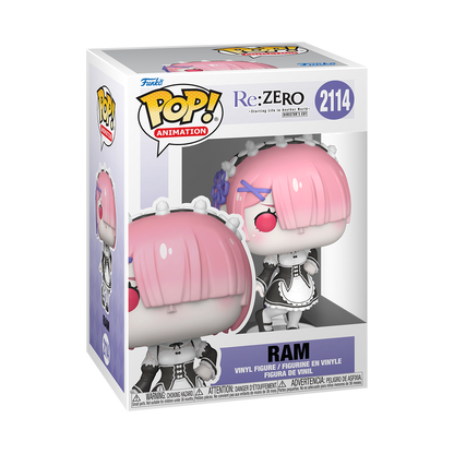 Funko Pop! Anime: Re:Zero - Subaru / Ram / Emilia with Puck / Rem / Plus! Rem [Funko Special Edition]