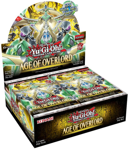 YUGIOH TCG - AGE OF OVERLORD BOOSTER BOX 1ST EDITION  *PREORDER*