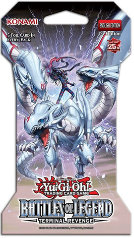 Yu-Gi-Oh! YUGIOH TCG BATTLES OF LEGEND TERMINAL REVENGE SLEEVED BLISTER PACK *PREORDER*