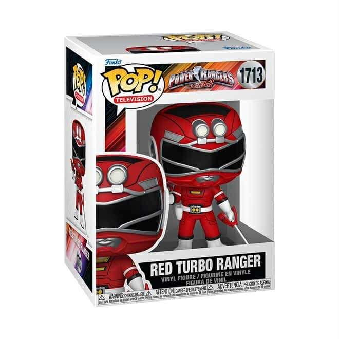 Funko Pop! Television: Power Rangers - Red Zeo Ranger / Red Turbo Ranger / Black Dino Thunder Ranger
