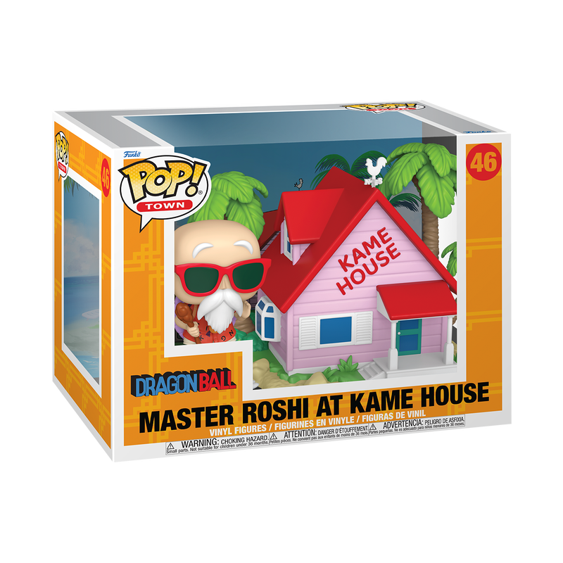 Funko Pop! Anime: Dragon Ball - Krillin (Kid) / Bulma (Teen) / ChiChi (Kid) / Oolong / Master Roshi At Kame House