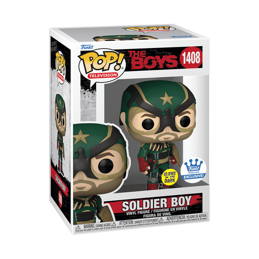 FUNKO POP! THE BOYS SOLDIER BOY GLOW IN THE DARK #1408 (FUNKO SHOP EXCL.) *PREORDER*