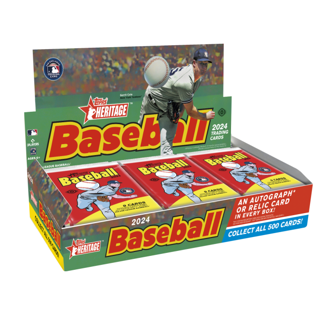 2024 Topps Heritage Baseball Hobby Box