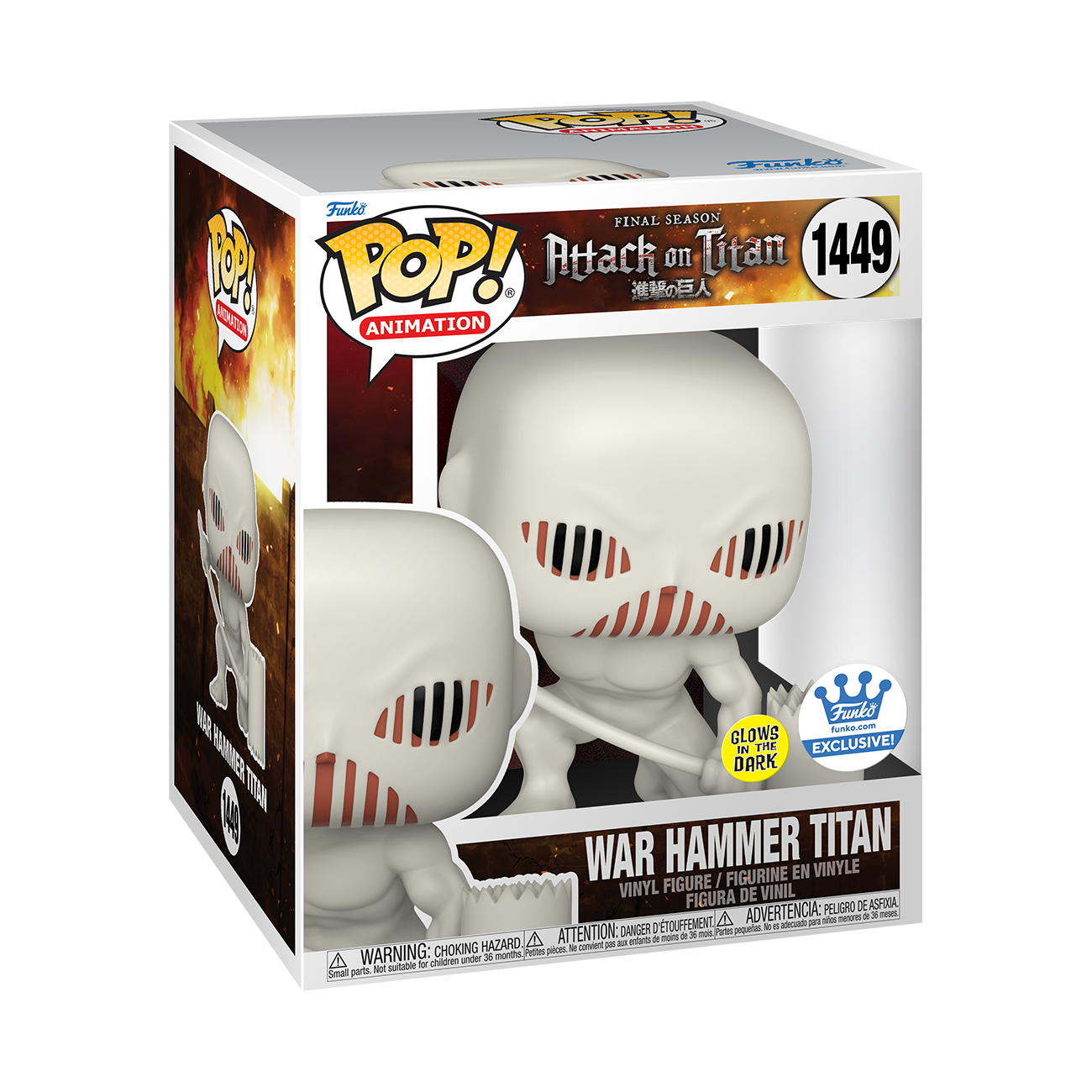 Funko Pop! Anime: Attack On Titan - Super 6" War Hammer Titan #1449 [Funko Shop Exclusive]