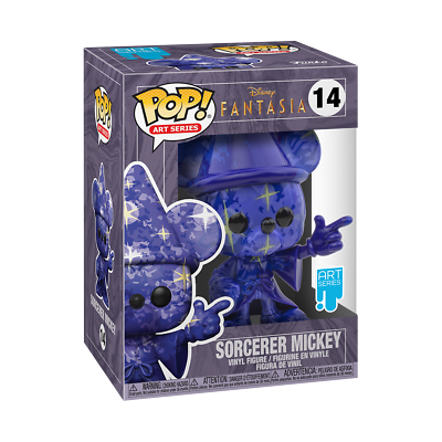 Funko Pop! Disney: Fantasia - Sorcerer Mickey (Art Series - Blue & White) #14