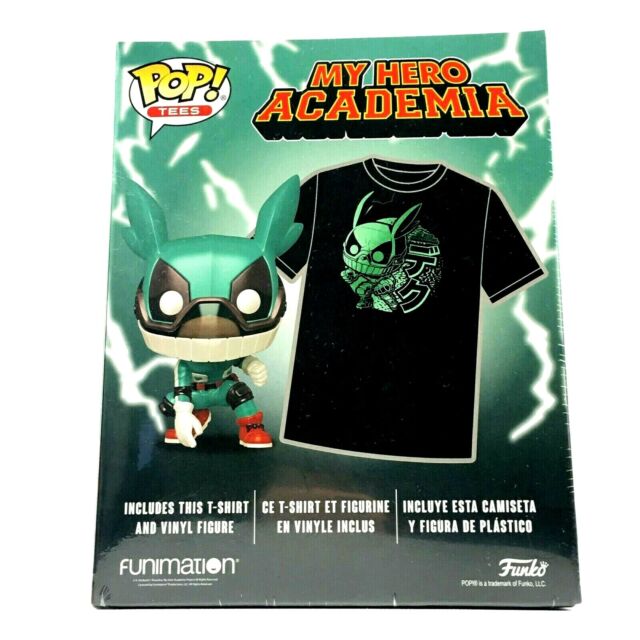 Funko Pop! My Hero Academia: T-Shirt Bundles - Toga / Bakugo / Jiro / Deku / All Might / Fumikage / Iida **WEB ONLY**