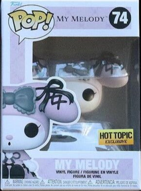 Funko Pop! SANRIO MY MELODY BLACK and WHITE #74 [HOT TOPIC EXCLUSIVE]