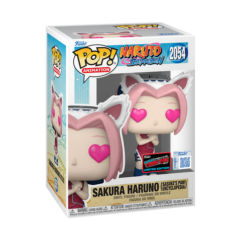 Funko Pop! Anime: Naruto Shippuden - Sakura Haruno (Sasuke's Paw Encyclopedia) #2054 [2025 New York Comic Con NYCC Official Convention Exclusive] *PREORDER*