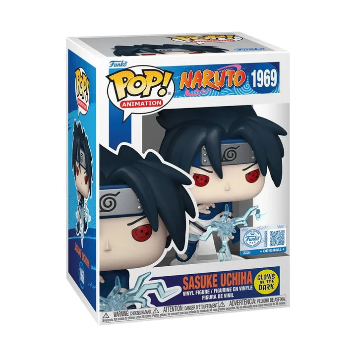 Funko Pop! Anime: Naruto - Sasuke Uchiha (Chidori) #1969 [Funko Special Edition - GITD]