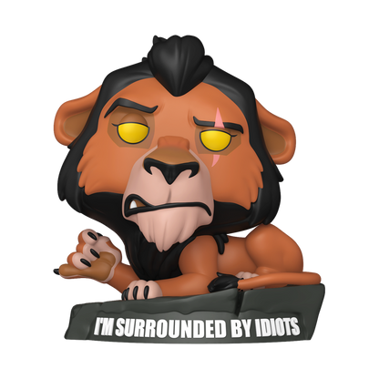 Funko Pop! Disney: Villains - Scar (Surrounded By Idiots Meme) #1801 *PREORDER*