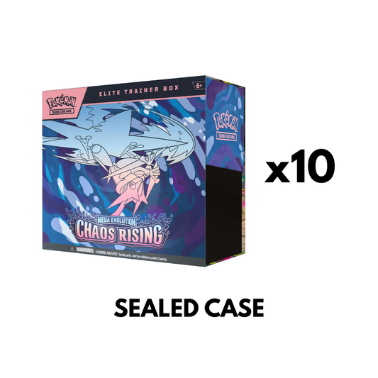 Pokemon TCG: Mega Evolution - Chaos Rising Elite Trainer Box (ETB) SEALED CASE OF X10