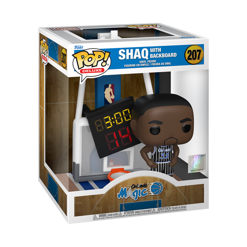 Funko Pop! Sports: NBA - Deluxe 6" Shaq with Backboard (Orlando Magic) #207