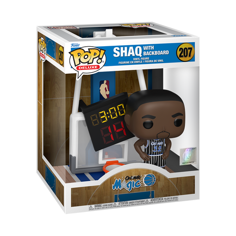Funko Pop! Sports: NBA - Deluxe 6" Shaq with Backboard (Orlando Magic) #207 *PREORDER*