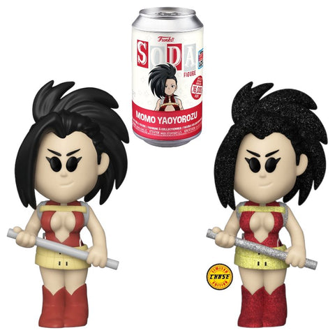 FUNKO SODA VINYL ANIME MY HERO ACADEMIA MOMO YAOYOROZU SEALED CAN CHANCE OF CHASE [NYCC FALL CONVENTION EXCLUSIVE] *PREORDER*