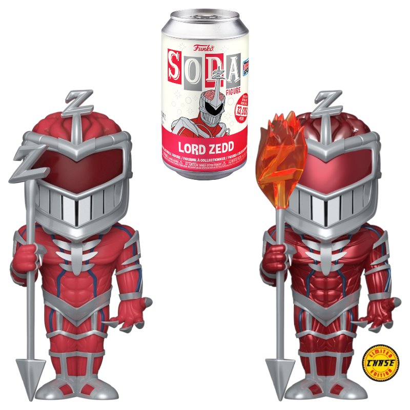 FUNKO SODA VINYL POWER RANGERS LORD ZEDD SEALED CAN CHANCE OF CHASE [N ...