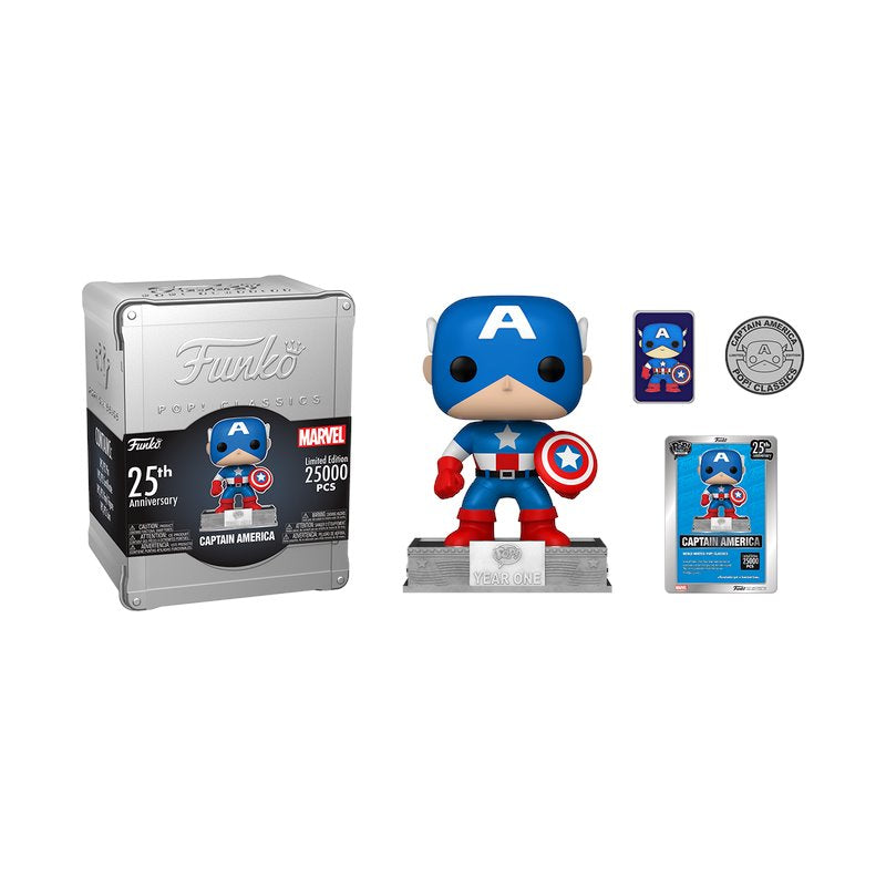 FUNKO POP! CLASSICS MARVEL 25th ANNIVERSARY CAPTAIN AMERICA #06C [NYCC FALL CONVENTION EXCLUSIVE] *PREORDER*
