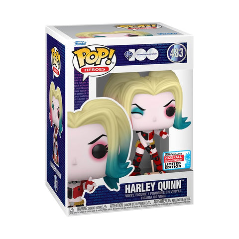 FUNKO POP! WB100 DC HEROES HARLEY QUINN WINKING WITH HAMMER #483 [NYCC FALL CONVENTION EXCLUSIVE] *PREORDER*