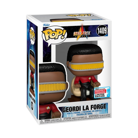 FUNKO POP! STAR TREK UNIVERSE GEORDI LA FORGE #1409 [NYCC FALL CONVENTION EXCLUSIVE] *PREORDER*