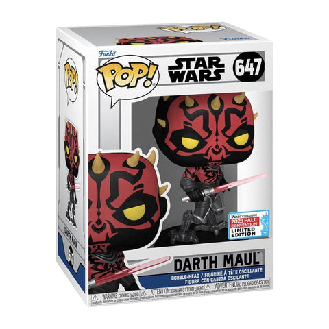 FUNKO POP! STAR WARS DARTH MAUL WITH CYBERNETIC LEGS #647 [NYCC FALL CONVENTION EXCLUSIVE] *PREORDER*