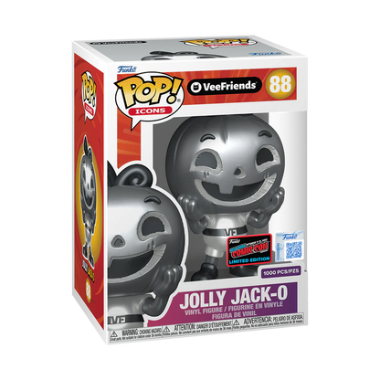 Funko Pop! Ad Icons: VeeFriends - Jolly Jack-O (Silver) #88 [2025 New York Comic Con NYCC Official Convention Exclusive] *PREORDER*