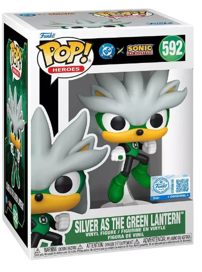 Funko Pop! DC x Sonic The Hedgehog - Tails (Cyborg) / Silver (Green Lantern) / Sonic (Flash) / Amy (Wonder Woman) / Shadow (Batman) / Knuckles (Superman) [Target Exclusive]