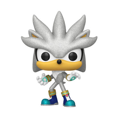 Funko Pop! Games: Sonic The Hedgehog - Silver (Diamond) #1103 [Funko Special Edition] *PREORDER*