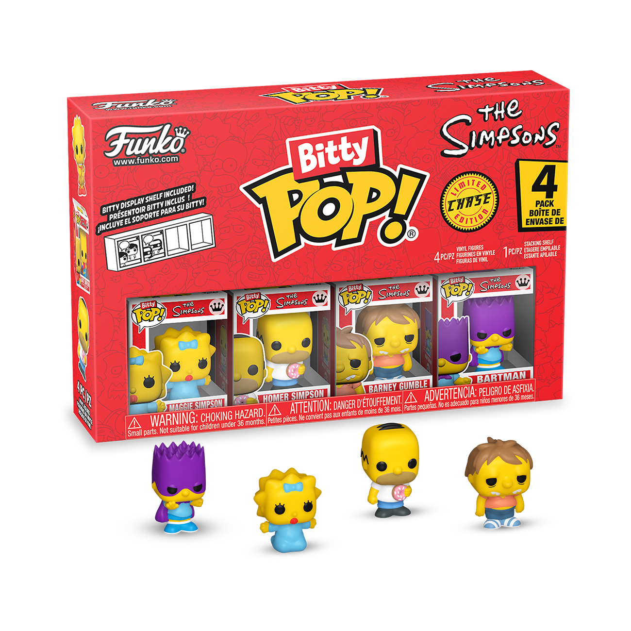 Funko Pop! Bitty Pop - The Simpsons 4pk
