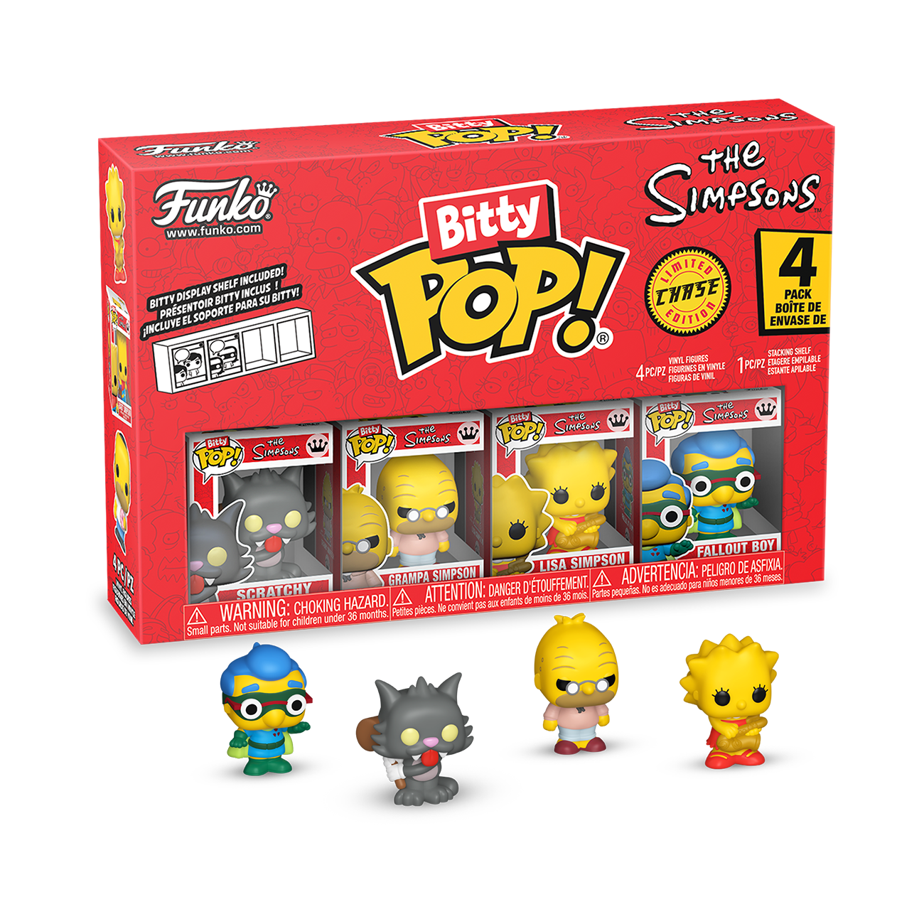 Funko Pop! Bitty Pop - The Simpsons 4pk