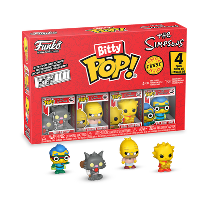 Funko Pop! Bitty Pop - The Simpsons 4pk