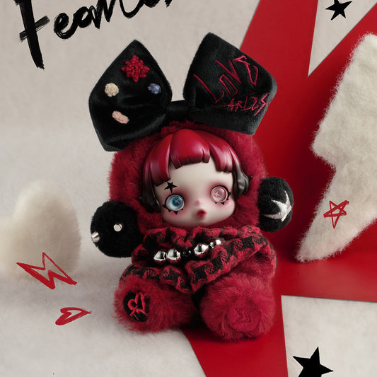 PopMart: SKULLPANDA - "6khz" Series [Europe Exclusive] Vinyl Plush Keychain
